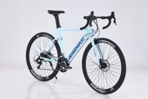 Bicicletta in lega di alluminio 700C Mountain Bike da strada con freni a doppio disco a velocità variabile e <span class=keywords><strong>manubrio</strong></span> a goccia per uomini e donne adulti - Product Image 2