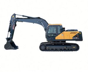 Excavadora de cadenas mediana usada 215VS con motor original, pocas horas de trabajo, buen estado - Incluye motor, bomba, caja de cambios, PLC - Product Image 1