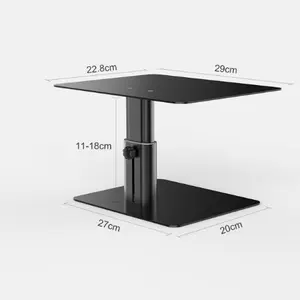 Nillkin שולחן העבודה stand עבור iMac MacBook Pro/אוויר stand riser מתכווננת גובה של 11-18cm מתכת צג stand