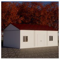 Maison conteneur de 20 pieds, villa conteneur préfabriquée amovible, bureau mobile, petite maison