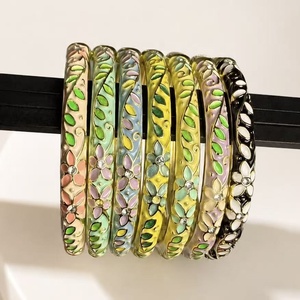 Factory Wholesale New Chinese Retro Palace Style Dripping Oil Bracelet Fashionable and <b>Personal</b> Ancient Style Bracelet Hand - Product Image 2