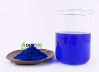 Aogubio Fournisseur d'or Poudre de spiruline bleue Super Food Phycocyanine E6 Poudre de spiruline