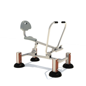 Máquina de Remo Betta Play, Madera Plástica WPC Resistente a la Oxidación, Equipo de Gimnasio y Fitness para Exteriores, Equipo de Gimnasio Profesional para Exteriores - Product Image 2