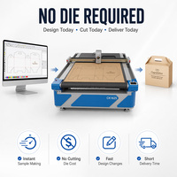 Máquina de Corte CNC para Cartón Corrugado, Plotter Automático para Cajas de Cartón, Cortadora Digital de Cartón Plano con Rueda de Corte