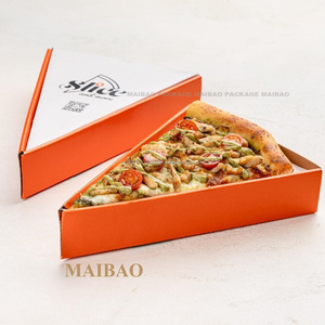 Biodégradable Pancake Pizza Cone Sulfurisé Papier Crêpe Titulaire Triangle À Emporter Gaufre Bulle Emballage Boîte De Papier - Product Image 6