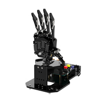 Kit de Robot de Mano Biónica con Visión Artificial y Programación Hiwonder uHand UNO, con Guante Somatosensorial y Control por Aplicación, Kits Robóticos Educativos