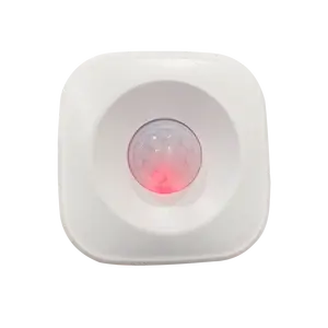 Tuya Zigbee Pir Motion Sensor Draadloze Infrarood Detector Alexa Voice Aankondiging Drop In Kennisgeving Alarm Sensor Via Tuya App