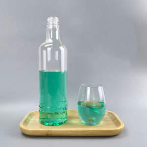 ขวดพลาสติกทรงคอยาว 750 มล. สำหรับบรรจุสุรา เช่น แชมเปญ เตกีลา วอดก้า ไวน์  ผิวสัมผัสแบบฟรอสต์พ่นสี PLA - Product Image 4