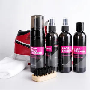 Liquid Shoe Whitening Agent for Leather Vinyl Canvas Nylon Comprehensive Shoe Care Kit for Enhanced Cleaning