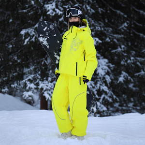 Combinaison imperméable personnalisée pour homme et <span class=keywords><strong>femme</strong></span>, ensemble <span class=keywords><strong>de</strong></span> combinaison <span class=keywords><strong>de</strong></span> <span class=keywords><strong>ski</strong></span>, vêtements d'extérieur d'hiver, coupe-vent, imperméable, durable, 100% polyester, <span class=keywords><strong>veste</strong></span> et pantalon - Product Image 2