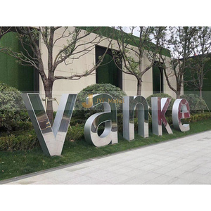 J022 de alta calidad personalizado nombre de la empresa Logo Sign personalizado al aire libre 3D letras de metal 3D Logo Ltters Sign - Product Image 6