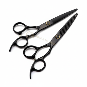 David & Matthew Hair Scissors Stainless Steel Professional Barber Salon Cutting <b>Tools</b> Straight Blade Manual Haircutting <b>Shears</b> - Product Image 4