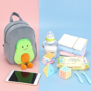 Mochila de Aguacate al por Mayor para Niños y Niñas, Moderna, Encantadora, de Franela, Multiusos - Product Image 3