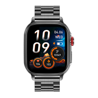 Montre connectée AK109 Direct Factory BT Call pour hommes et femmes, écran AMOLED HD 2.01 pouces, étanche IPX8, suivi de la forme physique, du rythme cardiaque et du sommeil.