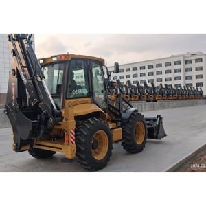 SHANMON 388 H 388 hidrolik Backhoe <span class=keywords><strong>Loader</strong></span> 4x4 Excavator <span class=keywords><strong>Loader</strong></span> dengan harga murah - Product Image 2