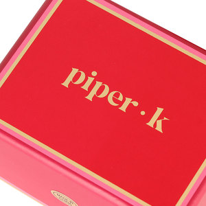 Đồ trang sức hiện tại hộp vàng lá dập nổi logo bóng cán giấy các tông bao bì Hộp quà tặng - Product Image 3