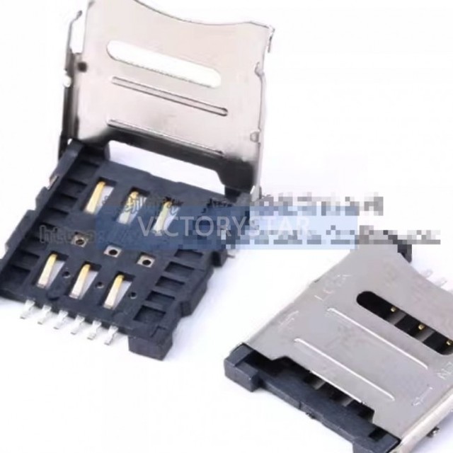 Small Card 6p Micro Sim Flip Push phone SIM card slot