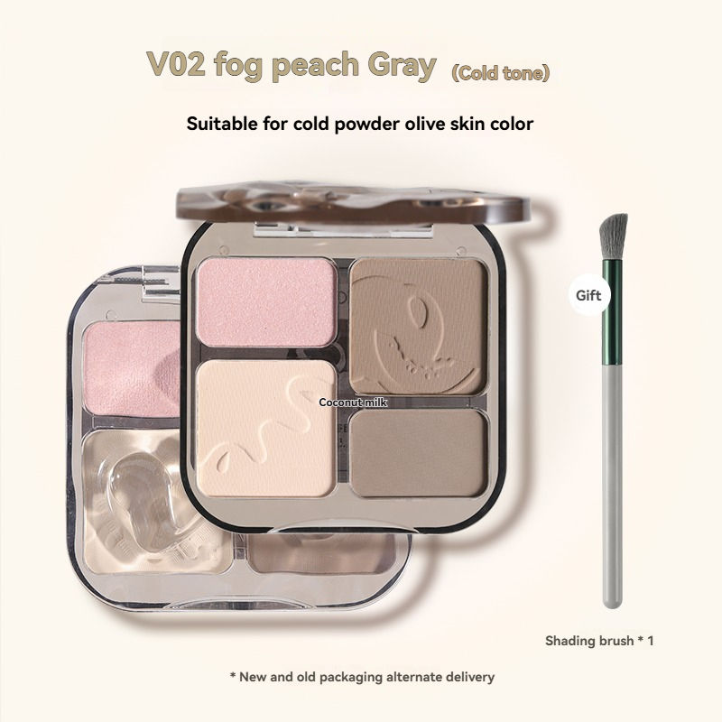 หมอกพีชสีเทา