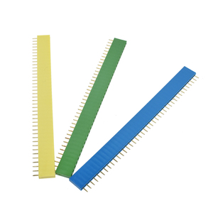 Connecteur de tête 1x40 broches, 2.54mm, prelo, blanc, emporte-pièce, noir, bleu, 1x40mm - Product Image 2
