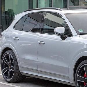 Pare-soleil de fenêtre fumé pour Cayenne 2003-2021, en acrylique, à coller, protection contre la pluie, 4 pièces - Product Image 5