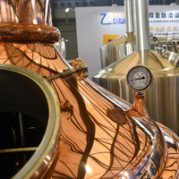 Micro-brasserie de bière 1000l avec cuivre rouge