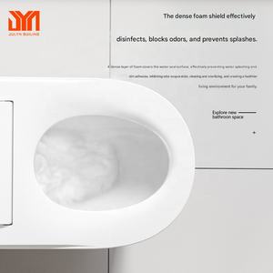 <span class=keywords><strong>Toilette</strong></span> intelligente murale avec <span class=keywords><strong>chasse</strong></span> <span class=keywords><strong>d</strong></span>'<span class=keywords><strong>eau</strong></span> et séchage intégrés, réservoir <span class=keywords><strong>d</strong></span>'<span class=keywords><strong>eau</strong></span> intégré, drainage mural suspendu pour lavabo et salle de bain - Product Image 5