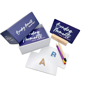 Chất Lượng Cao Đầy Đủ Màu Sắc Tùy Chỉnh In Thẻ Sàn Cá Nhân Trẻ Em Chơi Thẻ Trò Chơi Thẻ Trò Chơi Với Nắp Và Cơ Sở Hộp - Product Image 2