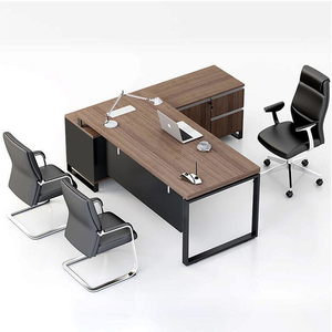 <span class=keywords><strong>Mesa</strong></span> De Oficina De melamina De lujo, accesorio De <span class=keywords><strong>Escritorio</strong></span> <span class=keywords><strong>tipo</strong></span> L con <span class=keywords><strong>mesa</strong></span> lateral - Product Image 2