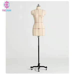 <span class=keywords><strong>Mannequin</strong></span> <span class=keywords><strong>de</strong></span> <span class=keywords><strong>couture</strong></span> demi-corps pour femme avec main magnétique - Product Image 1