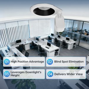 Caméra de <span class=keywords><strong>surveillance</strong></span> YIMMET avec audio bidirectionnel et vision nocturne, capteur CMOS, étanche IP66, pour usage intérieur - Product Image 3