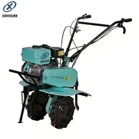 Motocultor de Gasolina de 7HP, 170F, con Transmisión por Correa, Mini Cultivador Rotatorio, Tractor de Jardín, para Labranza Agrícola en Pequeñas Granjas