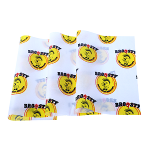 <span class=keywords><strong>Papier</strong></span> d'emballage pour sandwichs résistant à la graisse, logo personnalisé imprimé, <span class=keywords><strong>papier</strong></span> ciré alimentaire - Product Image 4