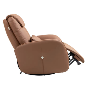 Sofá <span class=keywords><strong>Reclinable</strong></span> Eléctrico Multifuncional Moderno, Giratorio, con USB, Acolchado de Cuero Suave, Mueble Cómodo para Sala de Estar - Product Image 4