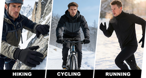 Vente flash - Gants en coton à doigts entiers pour les sports d'hiver, antidérapants, compatibles avec les écrans tactiles, pour le vélo, l'équitation, les sports de plein air, gants chauds - Product Image 4