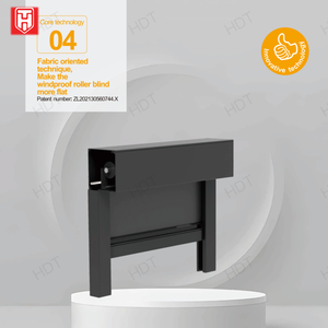 Stores extérieurs horizontaux motorisés en aluminium, occultants, étanches et résistants au vent, avec rail à fermeture éclair et rouleau, LED intégrées, garantie 10 ans - Product Image 4