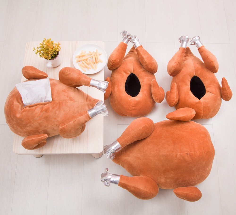 Halemet Pantofole Donna A Forma Di Pollo – Morbide, Antiscivolo, In Peluche, Per Interni Ed Esterni - 2