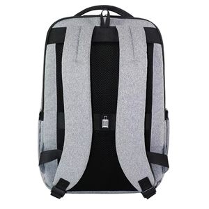 Sac à dos d'affaires personnalisable avec impression de logo, décontracté, grande capacité, pour hommes et étudiants, idéal pour le bureau et les voyages - Product Image 3