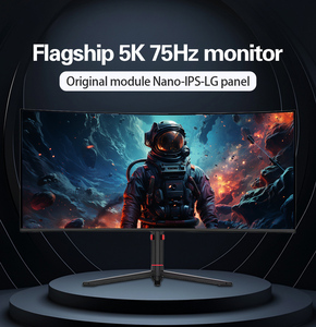 จอคอมพิวเตอร์โค้งขนาด 40 นิ้ว ความละเอียดสูง 5K/75Hz LED สำหรับเกมเมอร์พีซี - Product Image 2