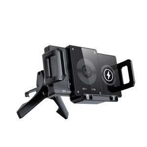 Soporte Giratorio de 360 Grados para Teléfono Celular con Carga Inalámbrica de 15w, 12 Voltios, <span class=keywords><strong>Tipo</strong></span> <span class=keywords><strong>C</strong></span>, con Abrazadera Automática para Automóvil - Product Image 1