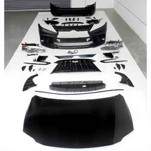 ชุดแต่งกันชนหน้าและหลังสำหรับ Lexus RX RX270 RX350 RX450h ปี 2008-2015 รุ่นอัพเกรดพร้อมช่องต่อท่อไอเสีย - Product Image 5