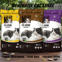 Litière pour chat en bentonite à agglomération rapide, écologique, 10KG 20KG, hautement absorbante, sans poussière, désodorisante, contrôle des odeurs