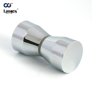 Factory Sale Modern Metal Zinc Alloy Hollow Shower Room Sliding <strong>Door</strong> <strong>Knobs</strong> <strong>Finger</strong> Pull Handle - Product Image 2