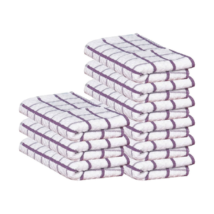 Serviettes de thé en coton 100% brodé, OEM ODM, 18x28, 125 GSM, lavables en machine, durables, économiques, séchage rapide - Product Image 6
