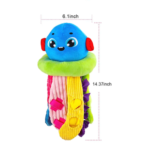 High Quality Animal Design Pet <strong>Toy</strong> Soft Plush Hidden Food Colorful Marine Animal <strong>Octopus</strong> <strong>Dog</strong> Chew <strong>Toy</strong> with Squeaky - Product Image 4