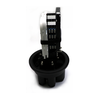 Meilleures ventes M5 AS 24 48 Type vertical ou type thermorétractable avec support, boîtier de raccordement fibre optique 2 entrées 2 sorties