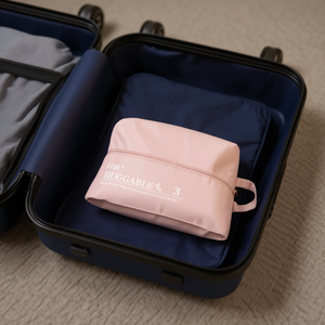 Pink Travel Shoe Bag 38*23*12cm Organiser for Shoes on the Go - Product Image 2