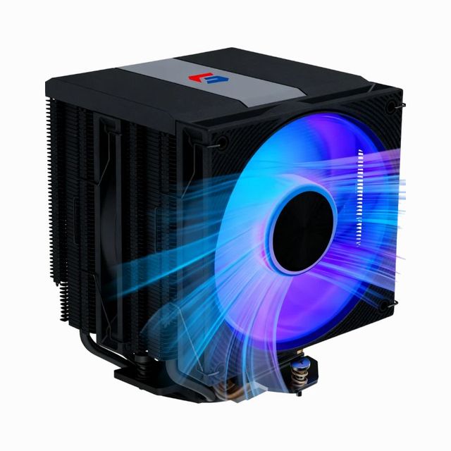 CPU Air Cooler 180W TDP 4 Heatpipes 120mm ODM Custom Logo ARGB LED Fluid Bearing Copper & Aluminum High-quality Computer Case