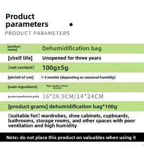 Sac déshumidificateur au charbon actif <span class=keywords><strong>anti</strong></span>-<span class=keywords><strong>humidité</strong></span> pour la conservation des marchandises dans les entrepôts de supermarchés - Product Image 6