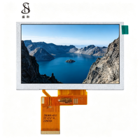 Module d'écran LCD TFT IPS INX de 5 pouces avec résolution 800x480, luminosité de 400 nits, connecteur de montage