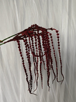 EG-E117 Bunga Artifisial Vintage Merah Tua Hydrangea Calla Lily Sentuhan Asli untuk Dekorasi Pernikahan, Pesta, Lengkungan, dan Latar Belakang